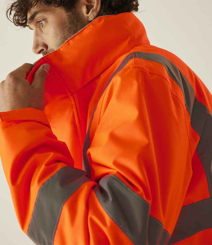 Regatta High Visibility Regatta High Visibility Pro Contract Dover Parka Orange
