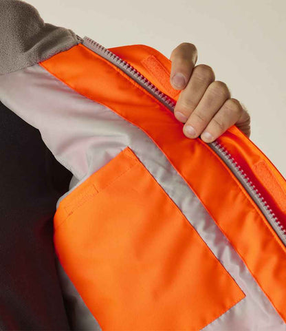 Regatta High Visibility Regatta High Visibility Pro Contract Dover Parka Orange