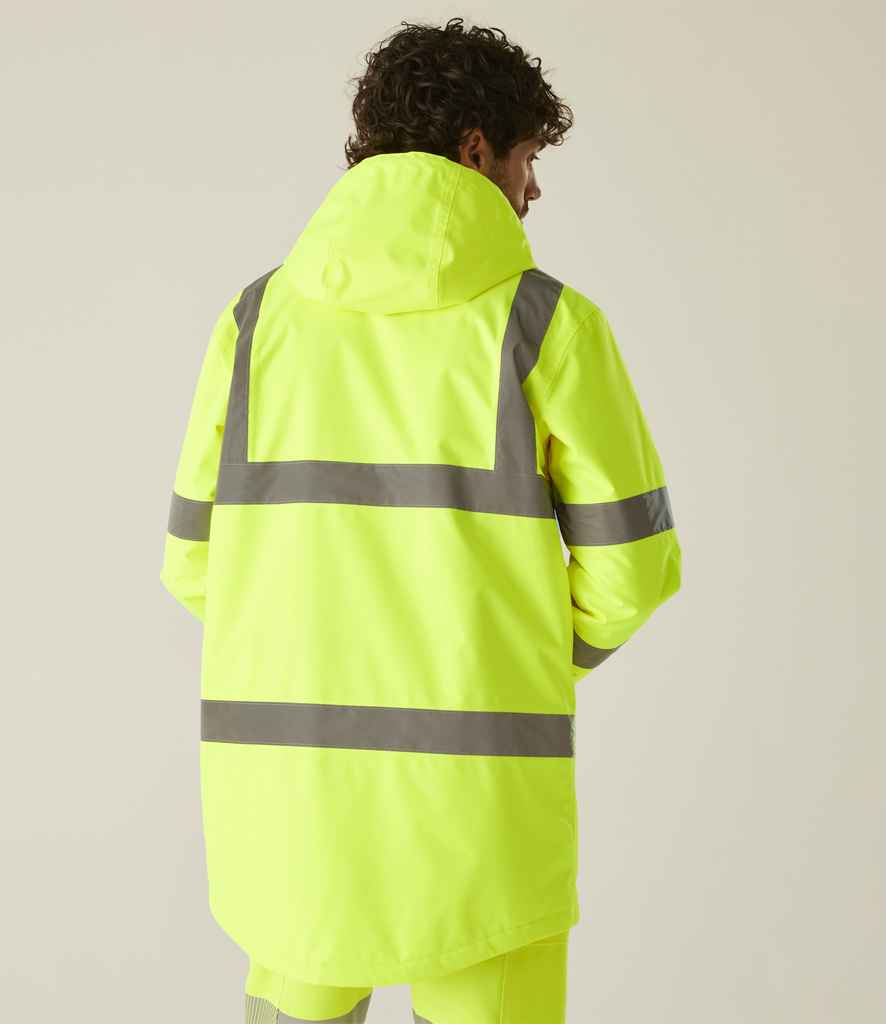Regatta High Visibility Regatta High Visibility Pro Contract Dover Parka Yellow