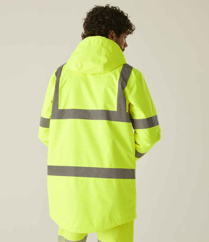 Regatta High Visibility Regatta High Visibility Pro Contract Dover Parka Yellow