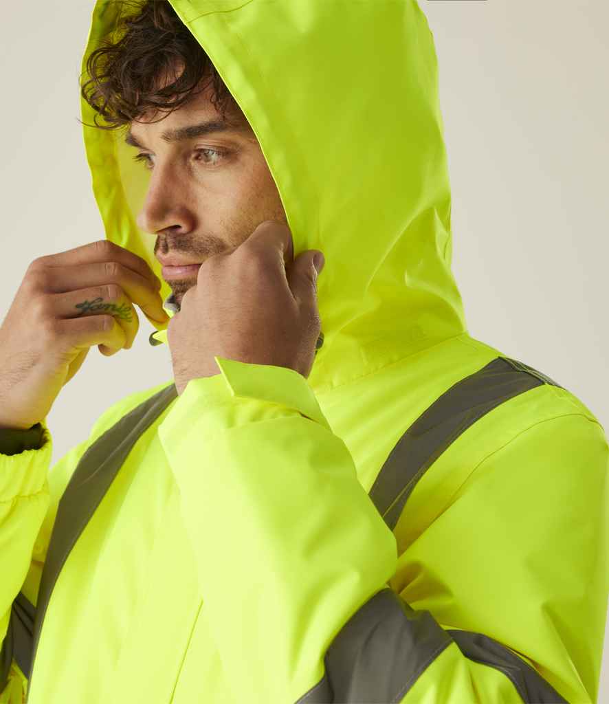 Regatta High Visibility Regatta High Visibility Pro Contract Dover Parka Yellow