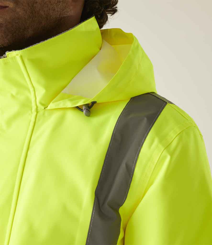 Regatta High Visibility Regatta High Visibility Pro Contract Dover Parka Yellow