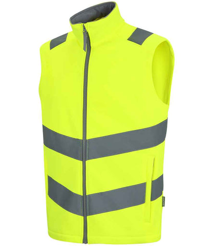 Regatta High Visibility Pro Contract Ablaze Soft Shell Bodywarmer