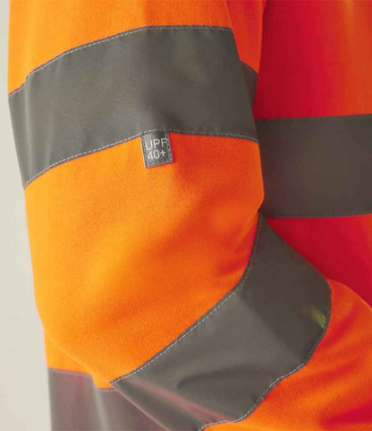 Regatta High Visibility Pro Contract Crew Neck Sweatshirt - model image