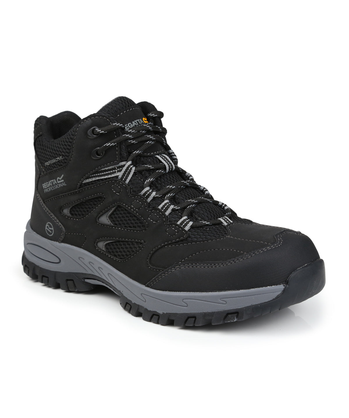 Regatta Safety Footwear Mudstone SBP safety hiker boot Black/Granite