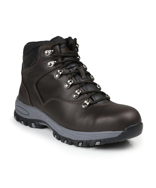 Regatta Safety Footwear Gritstone S3 safety hiker boot Peat
