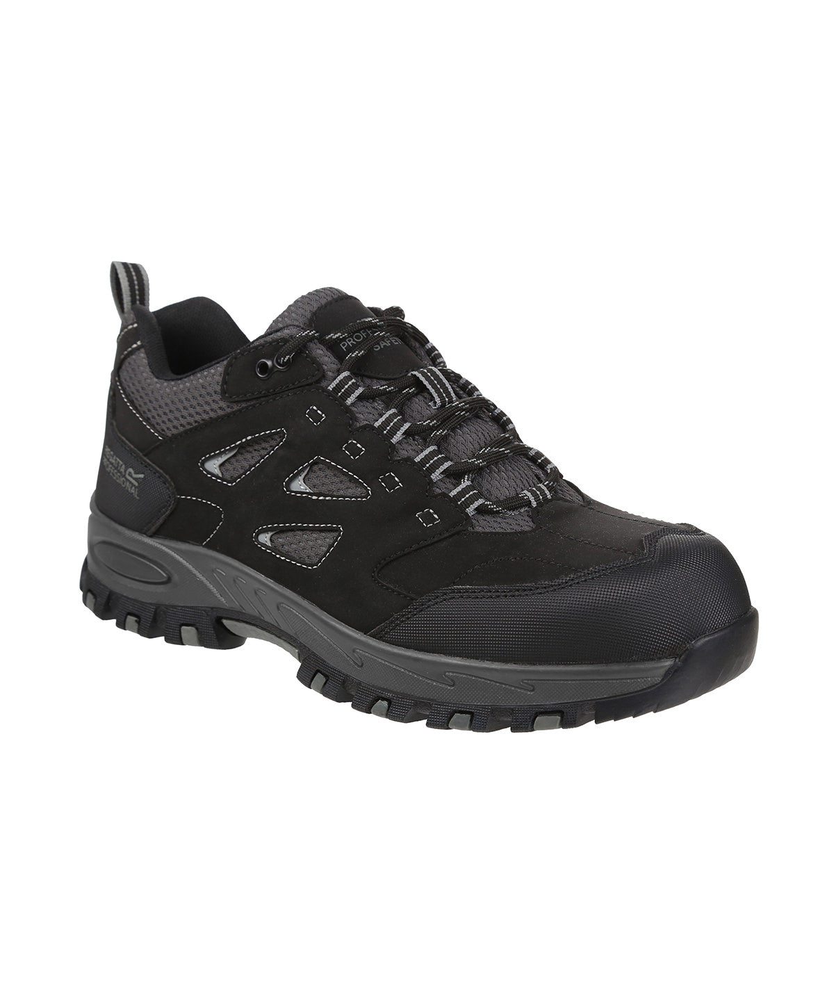 Regatta Safety Footwear Mudstone S1P safety trainers Black/Granite