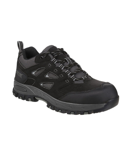 Regatta Safety Footwear Mudstone S1P safety trainers Black/Granite