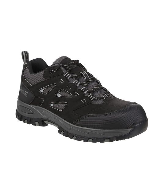 Regatta Safety Footwear Mudstone S1P safety trainers Black/Granite