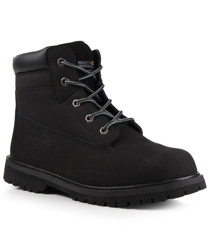 Regatta Safety Footwear Expert S1P honey safety boots Black