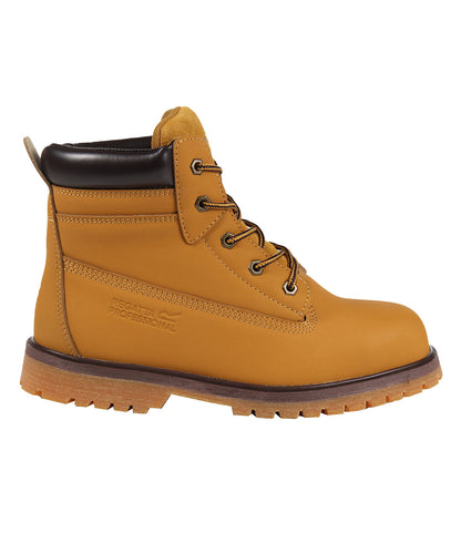 Regatta Safety Footwear Expert S1P honey safety boots Black