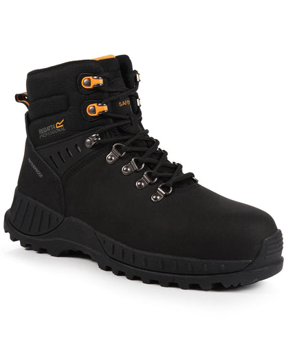 Regatta Safety Footwear Grindstone S3 waterproof safety boots Black