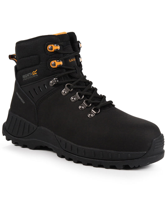 Regatta Safety Footwear Grindstone S3 waterproof safety boots Black