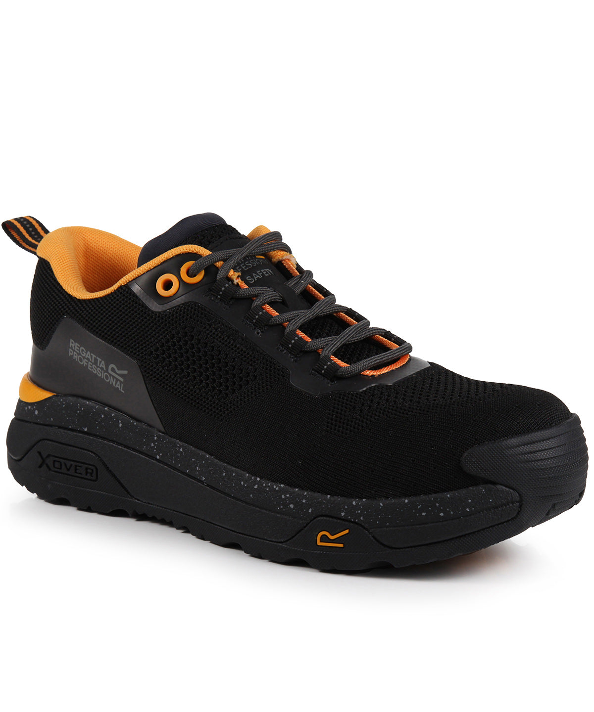 Regatta Safety Footwear Crossfort S1 X-over metal-free safety trainers Black/Gunmetal