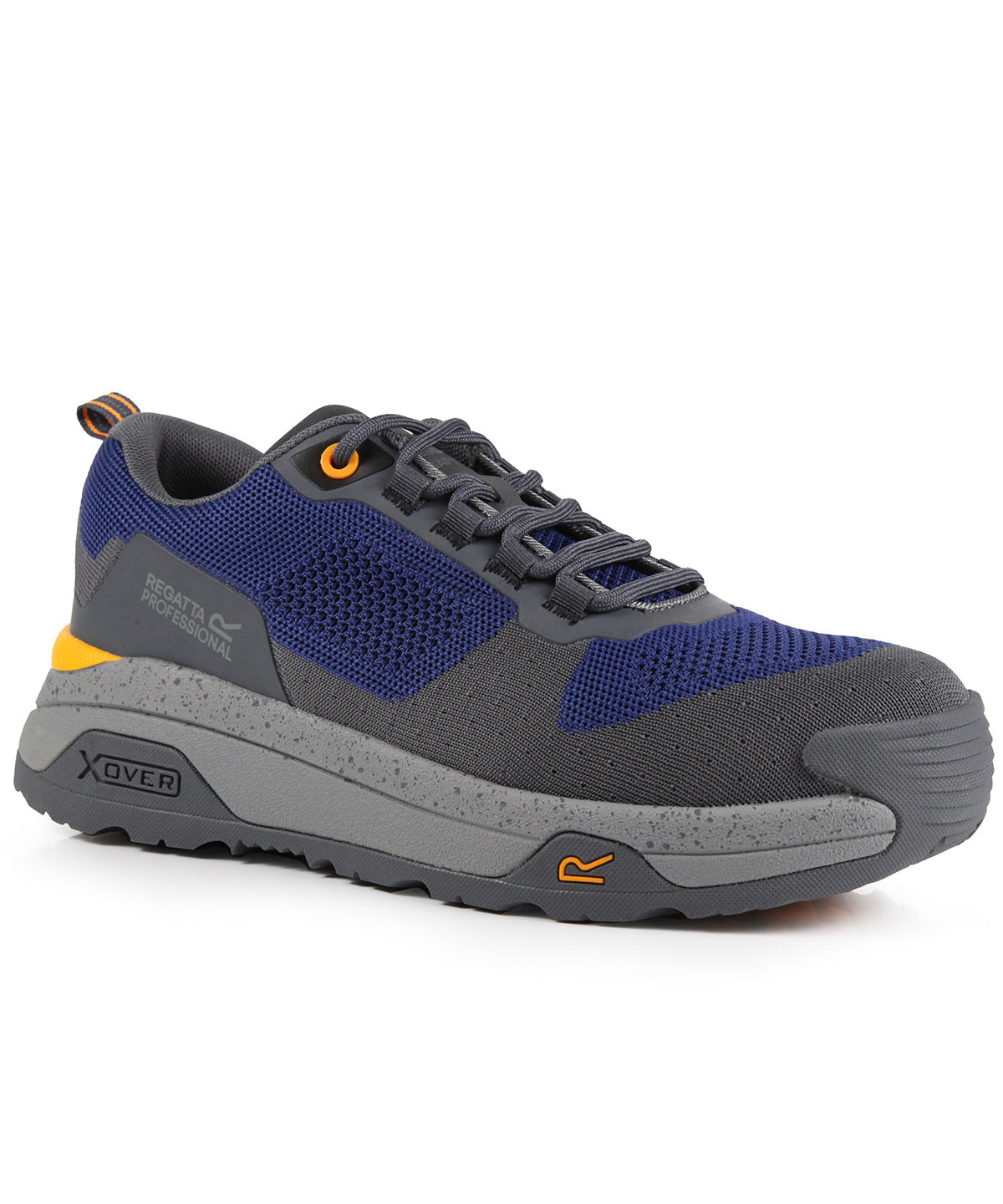 Regatta Safety Footwear Crossfort S1 X-over metal-free safety trainers Twilight Blue/Gunmetal