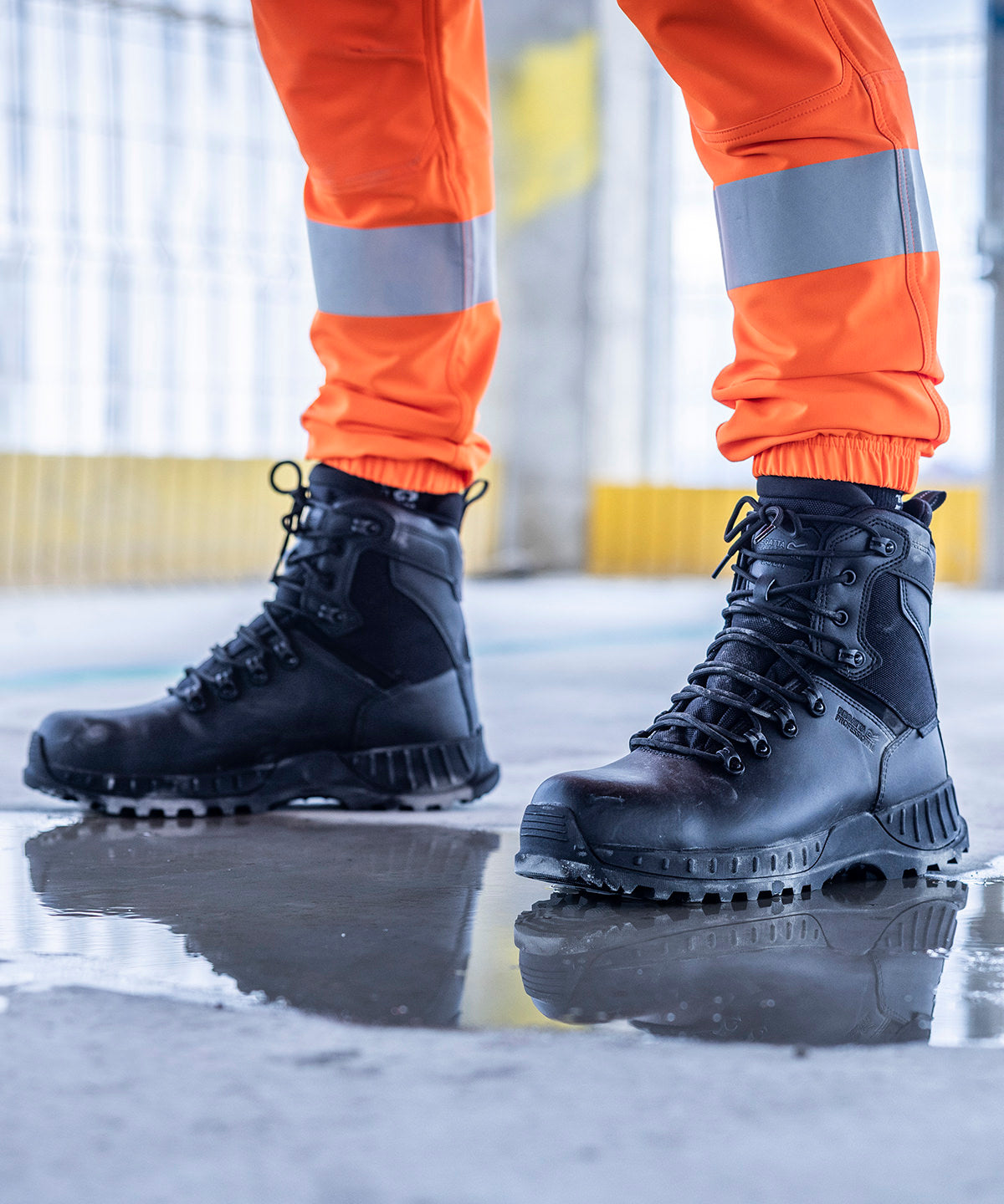 Regatta Safety Footwear Basestone S3 waterproof safety boots Black
