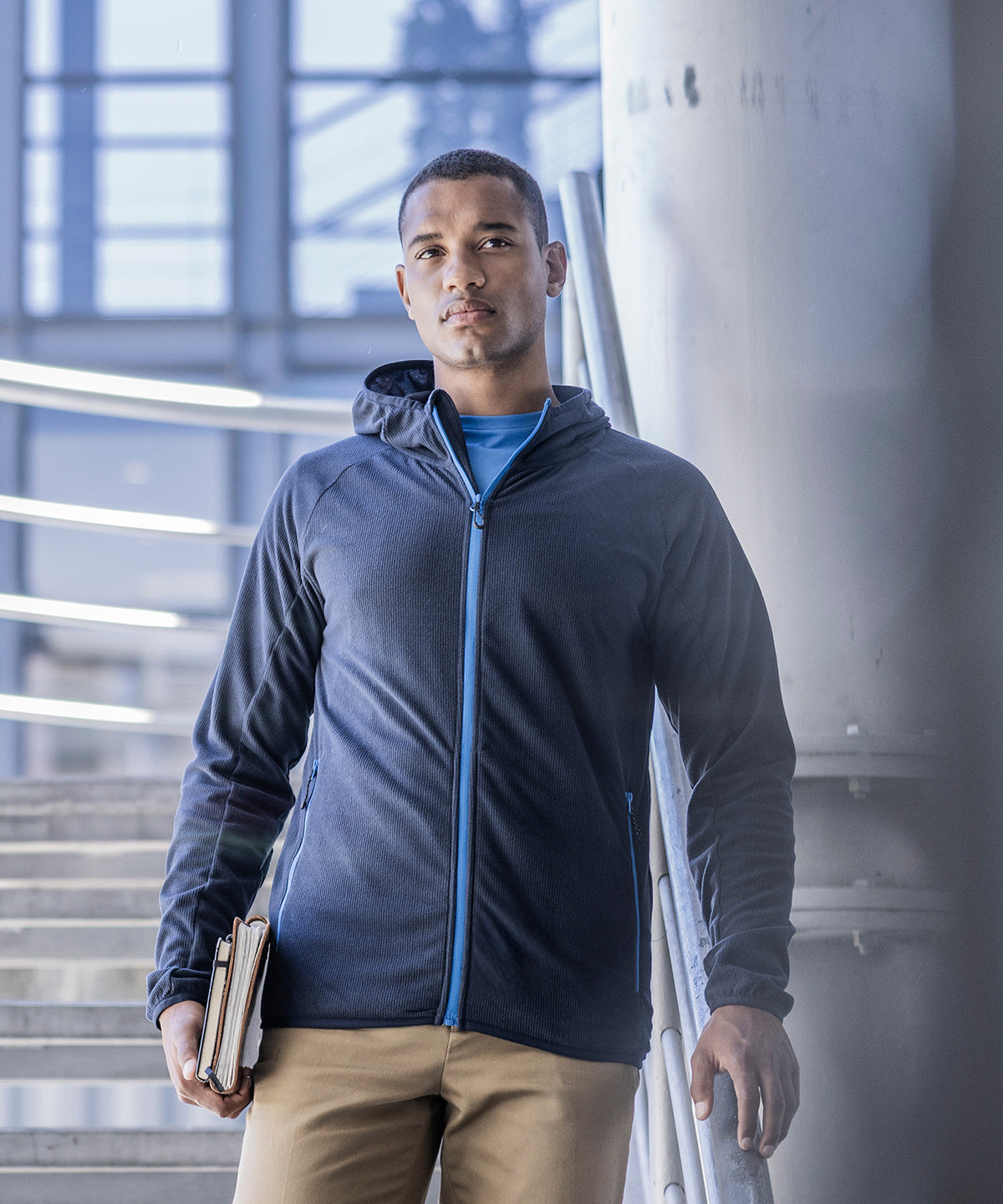 Regatta Professional Navigate full zip-fleece Black/Classic Red