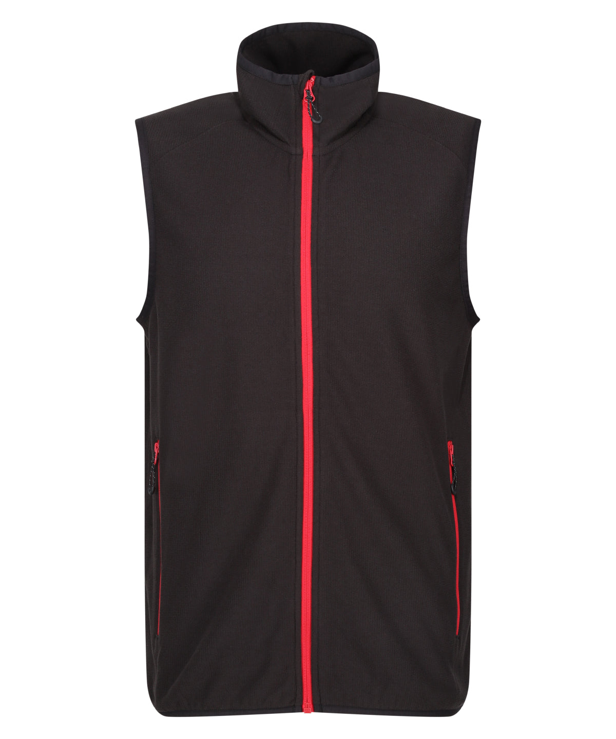 Regatta Professional Navigate fleece bodywarmer Black/Classic Red