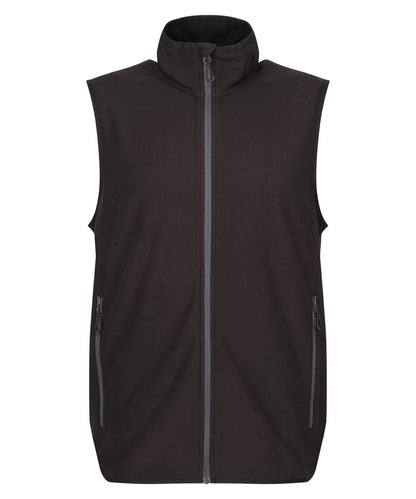 Regatta Professional Navigate fleece bodywarmer Black/Seal Grey