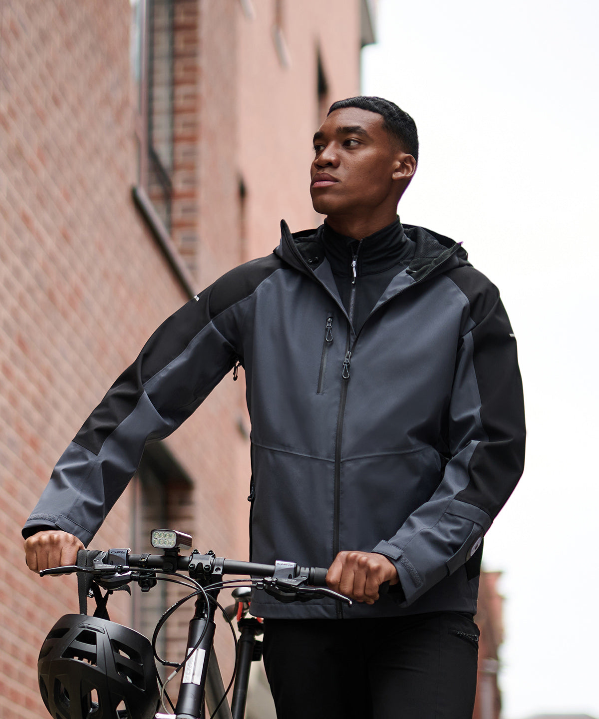 Regatta Professional X-Pro Beacon Brite Light waterproof jacket Black