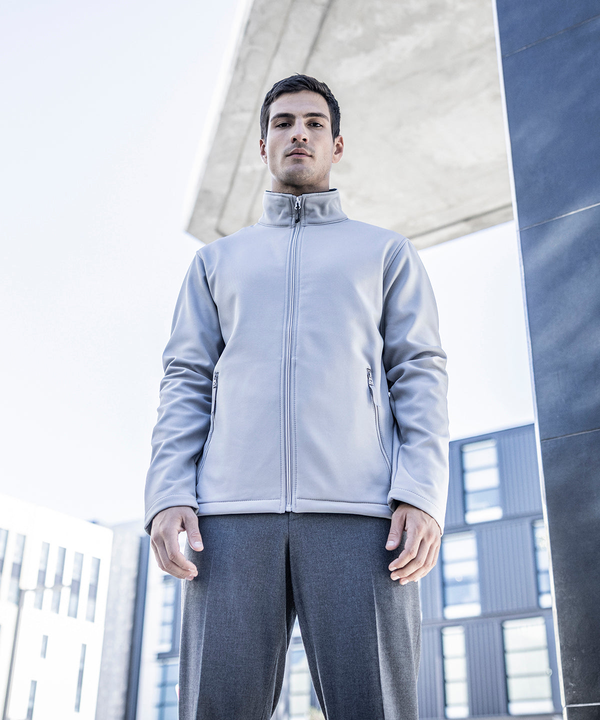 Regatta Professional Ascender 2-layer softshell Black/Mineral Grey