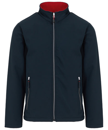Regatta Professional Ascender 2-layer softshell Navy/Classic Red