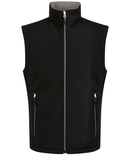 Regatta Professional Ascender 2-layer softshell bodywarmer Black/Mineral Grey