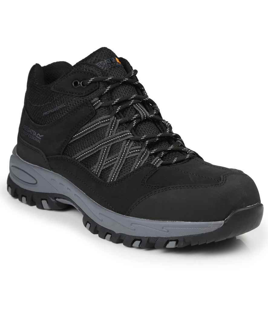 Regatta Safety Footwear Regatta Safety Footwear Sandstone SB Safety Hikers Black/Granite