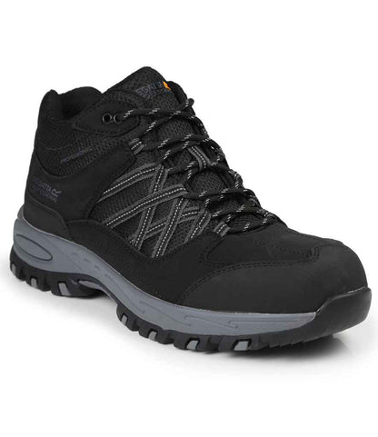 Regatta Safety Footwear Regatta Safety Footwear Sandstone SB Safety Hikers Black/Granite