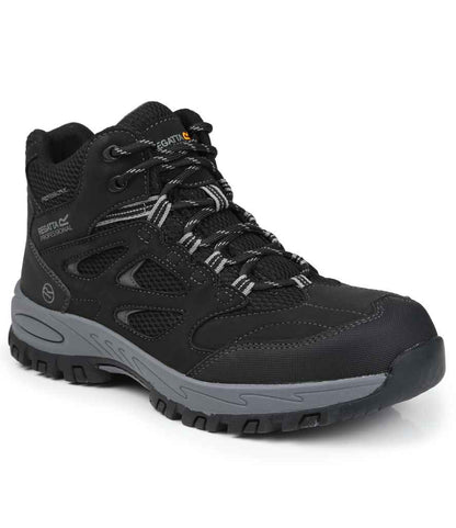 Regatta Safety Footwear Regatta Safety Footwear Mudstone S1P Safety Hikers Black/Granite