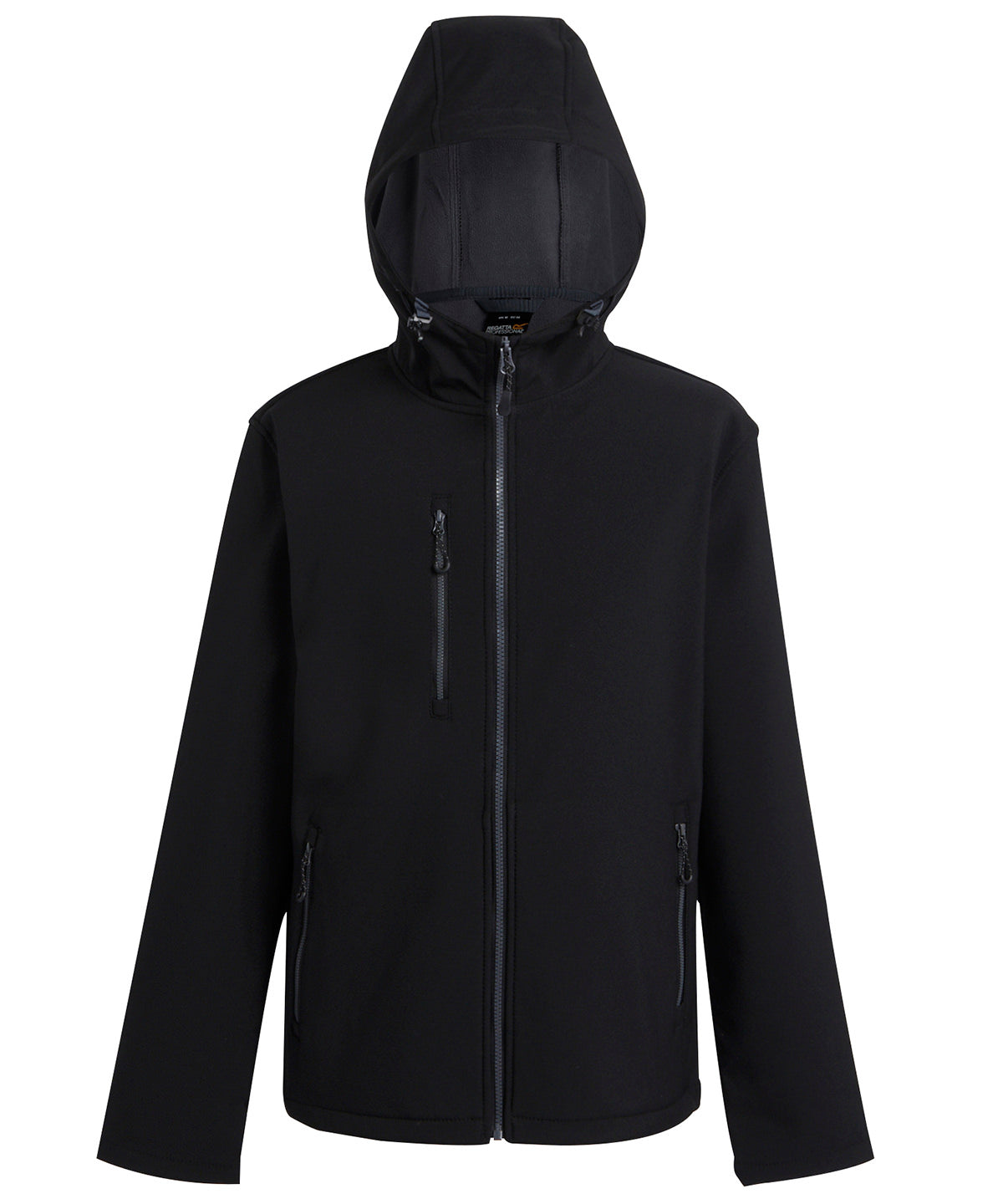 Regatta Professional Navigate 2-layer hooded softshell jacket Black/Seal