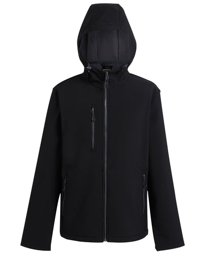 Regatta Professional Navigate 2-layer hooded softshell jacket Black/Seal