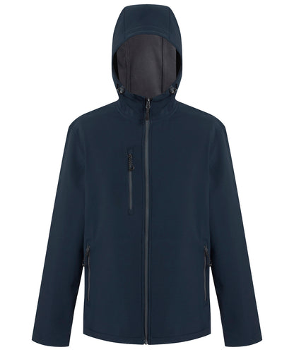 Regatta Professional Navigate 2-layer hooded softshell jacket Navy/Seal