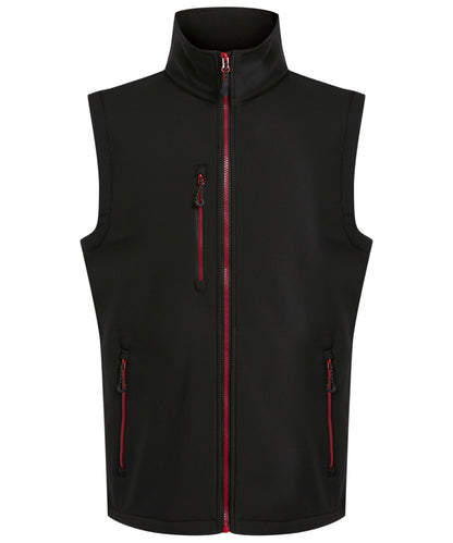 Regatta Professional Navigate 2-layer softshell bodywarmer Black/Classic Red