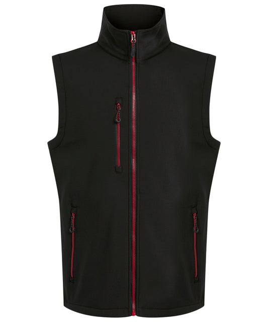 Regatta Professional Navigate 2-layer softshell bodywarmer Black/Classic Red