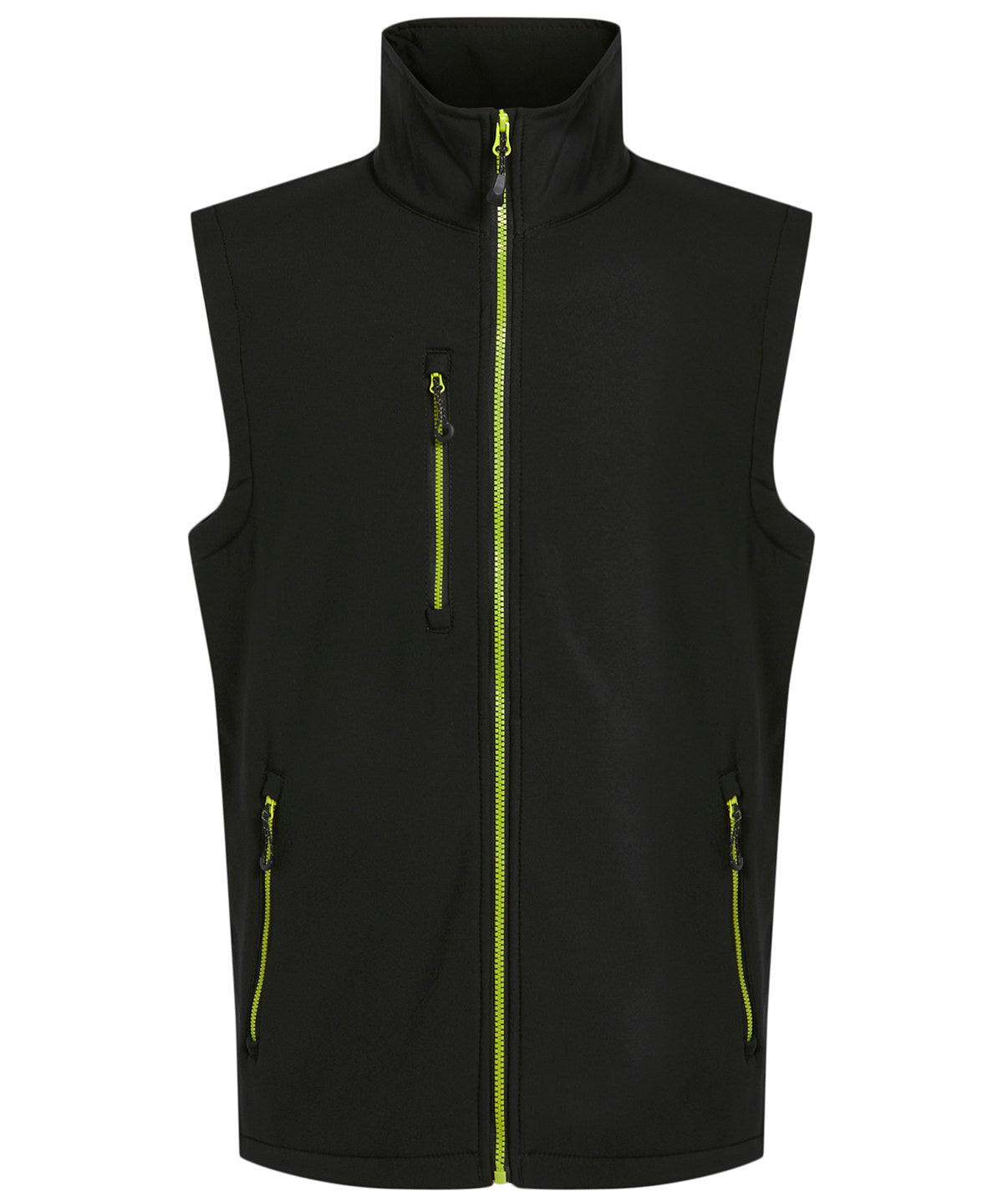 Regatta Professional Navigate 2-layer softshell bodywarmer Black/Lime