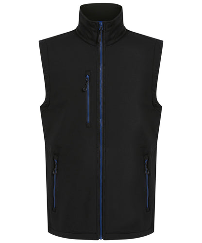 Regatta Professional Navigate 2-layer softshell bodywarmer Black/New Royal