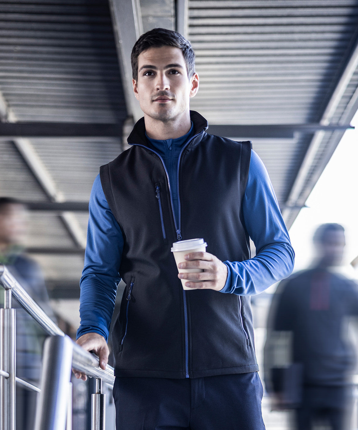 Regatta Professional Navigate 2-layer softshell bodywarmer Black/Classic Red