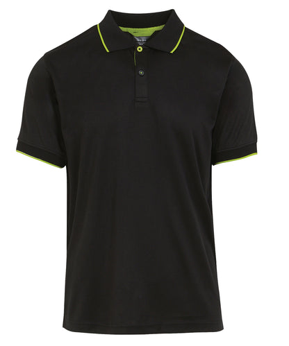 Regatta Professional Navigate short sleeve polo Black/Lime