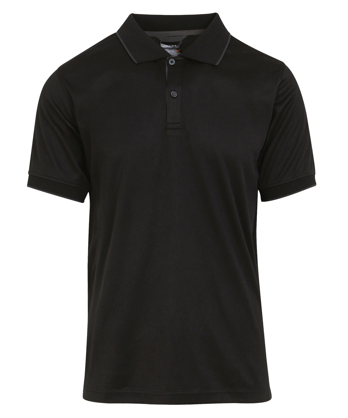 Regatta Professional Navigate short sleeve polo Black/Seal