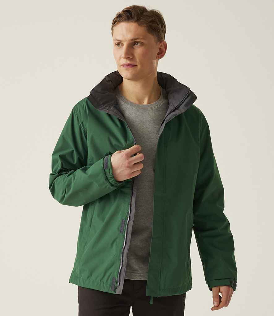 Regatta Professional Regatta Ardmore Waterproof Shell Jacket Bottle Green/Seal Grey