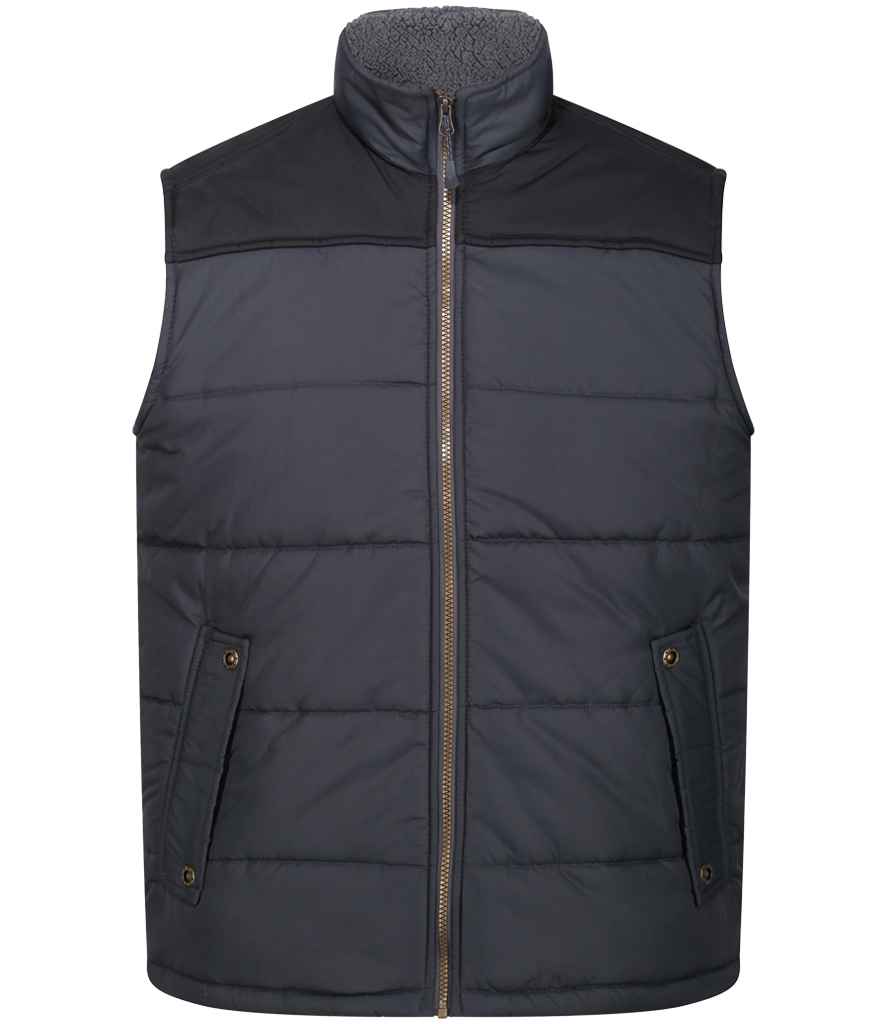 Regatta Altoona Padded Bodywarmer in Seal Grey/Black
