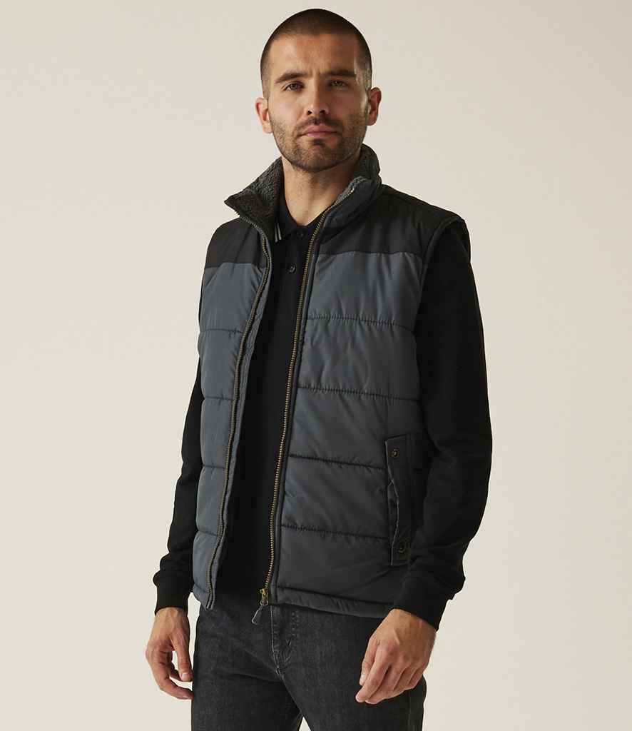 Regatta Professional Regatta Altoona Padded Bodywarmer Seal Grey/Black