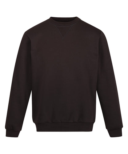 Regatta Professional Pro crew neck sweatshirt Black
