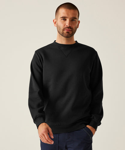 Regatta Professional Pro crew neck sweatshirt Black