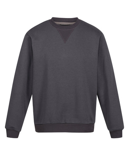 Regatta Professional Pro crew neck sweatshirt Seal Grey