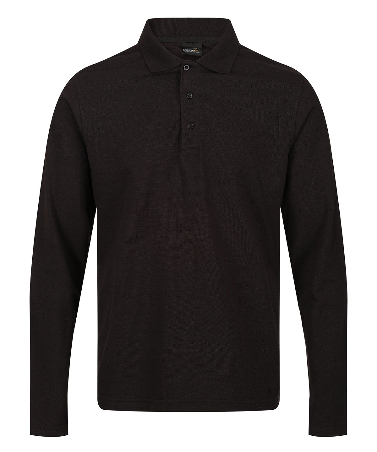 Regatta Professional Pro 65/35 long sleeve polo Black