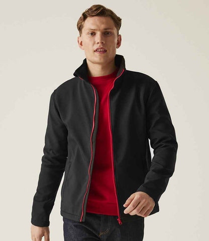 Regatta Professional Regatta Ablaze Printable Soft Shell Jacket Black/Classic Red