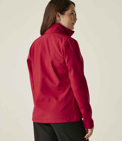 Regatta Professional Regatta Ladies Ablaze Printable Soft Shell Jacket Classic Red/Black
