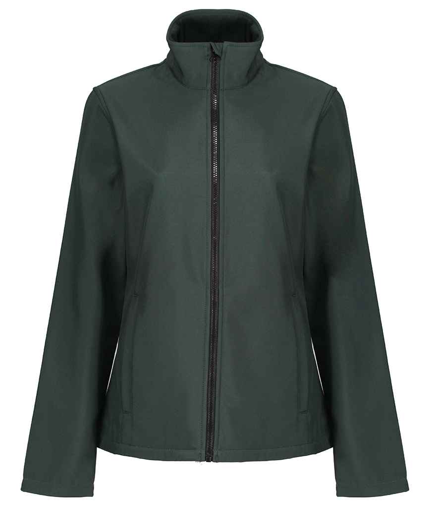 Regatta Ladies Ablaze Printable Soft Shell Jacket in Dark Spruce/Black